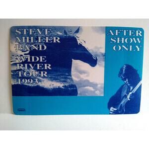 Steve Miller Band Backstage Pass 1993 Wide River Tour Vintage Pop Rock Music